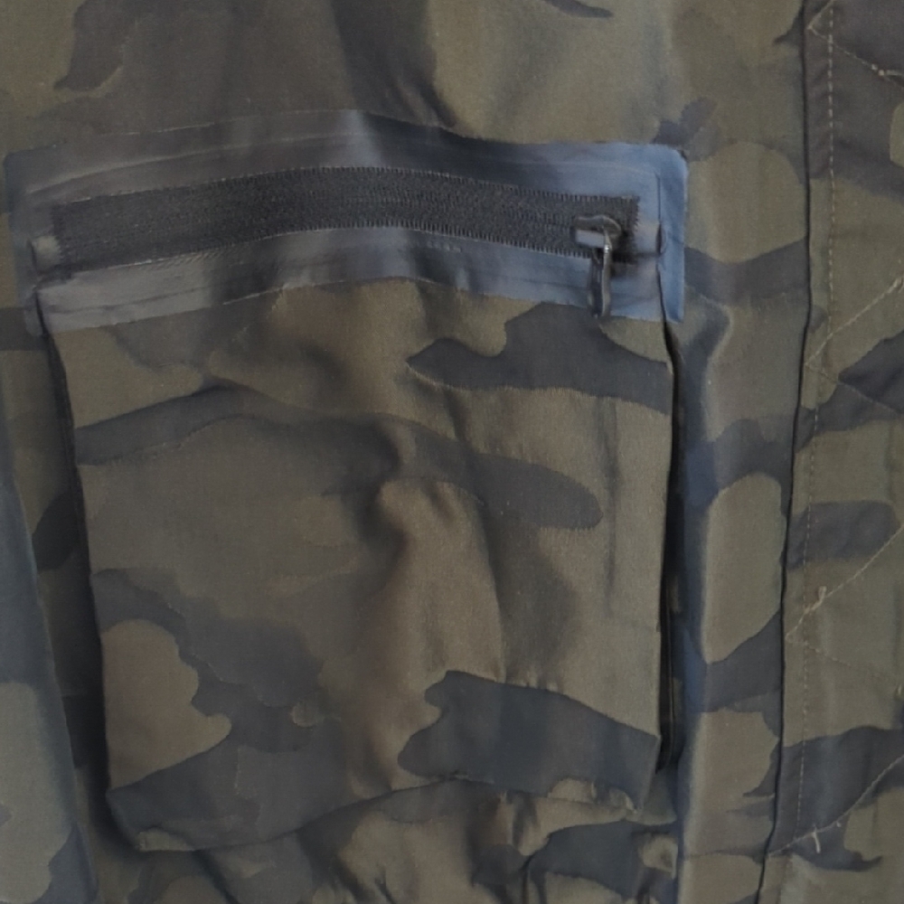 Blanc Noir Dark Camouflage Bomber Jacket - Picture 4 of 7